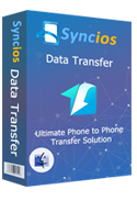 Product box of syncios data transfer mac